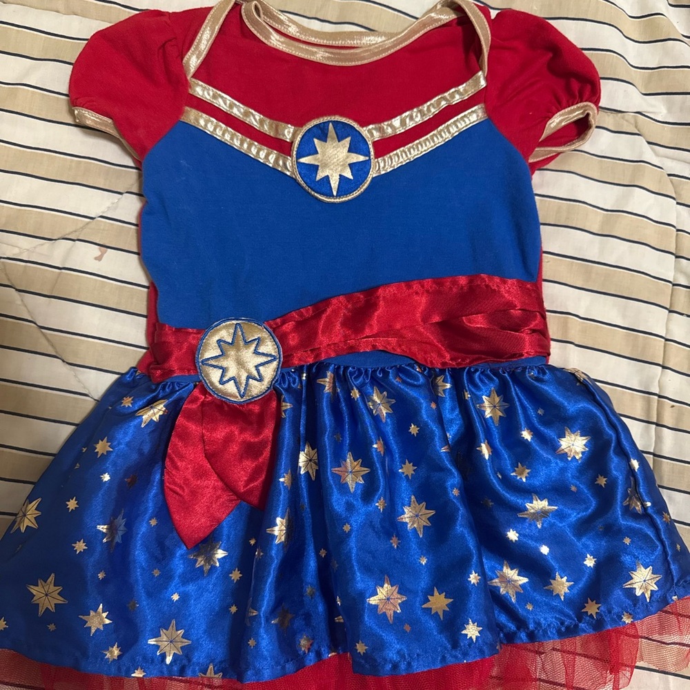 Wonder Woman Marvel Superhero Kids Costume - Red, Blue, and Gold